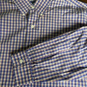 Ralph Lauren purple and orange  Plaid Shirt L‎